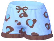 Bow Ruffle Pajama Shorts