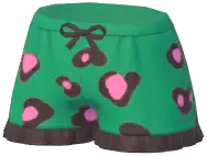 Bow Ruffle Pajama Shorts