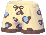 Bow Ruffle Pajama Shorts