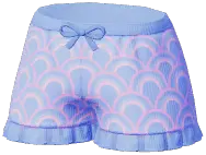 Fish Scale Ruffle Pajama Pants