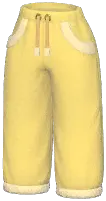 Fur-Trim Pajama Pants