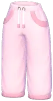 Fur-Trim Pajama Pants