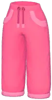 Fur-Trim Pajama Pants
