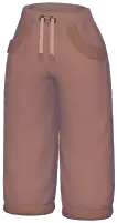 Fur-Trim Pajama Pants