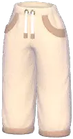 Fur-Trim Pajama Pants