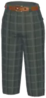British Plaid Suit Pants