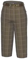 British Plaid Suit Pants