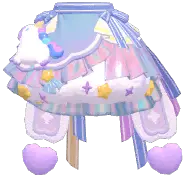 Lustrous Jingle Bubble Skirt