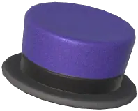 Black-Trimmed Top Hat