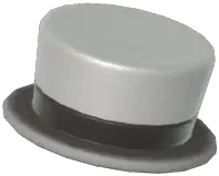 Black-Trimmed Top Hat
