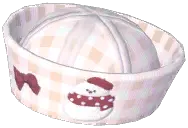 Snowman Plaid Sailor Cap