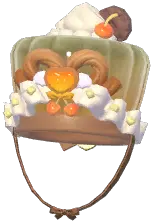 Frosted Cake Ceremonial Hat
