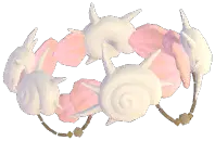 Celestial Glass Seashell Circlet