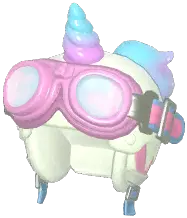 Unicorn Sunglasses Helmet