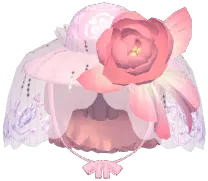 Huayun Peony Veiled Hat