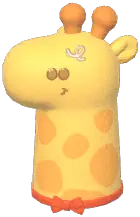 Fluffy Giraffe Head
