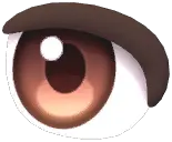 Oval Downturned Eyes