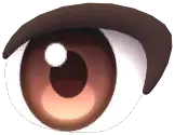 Slightly Upturned Eyes