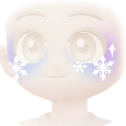 Snowflake Frostbite Makeup