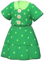 Farmhouse Polka Dot Dress