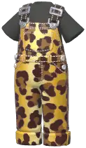 Leopard-Print Overalls