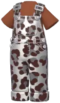 Leopard-Print Overalls