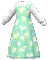 Refreshing Dress Layered w/ Shirt