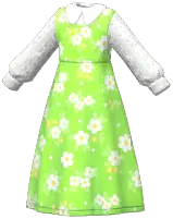 Refreshing Dress Layered w/ Shirt