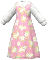 Refreshing Dress Layered w/ Shirt