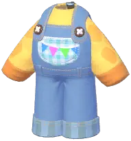 Fluffy Deer Overalls