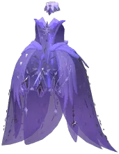 Polar Bloom Tail Dress