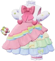 Rainbow Sugar Bubble Skirt