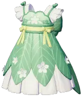 Bamboo Leaves Fragrance Dress