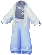 Leaf Jumpsuit w/ Cape