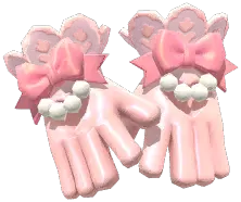 Princess Gloves w/ Bows