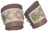 Gilded Cloud-Print Bracers