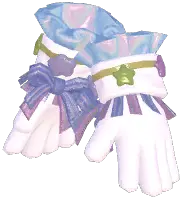 Lustrous Ribbon Satin Gloves
