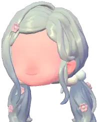 Floral Low Twin Tails