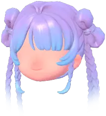 Cheerful Twin Bow Braids