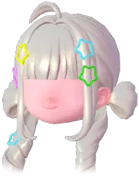Curly Spiral Twin Tails
