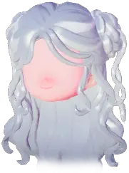 Half-Up Curly Twin Tails