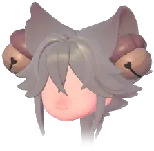 Ponytail w/ Bells & Upright Ears