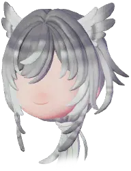 Owl-Feather Low Ponytail