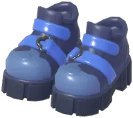 Hundred Flavors Buckle Platform Shoes