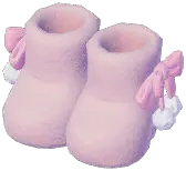 Plush Platform Boots w/ Bows