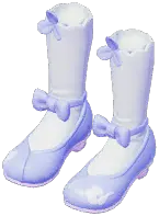 Auspicious Bow Sock Shoes