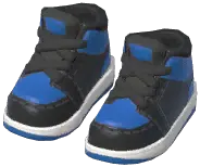 Black-Trimmed Basketball Shoes