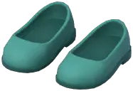 Monocolor Round-Toe Flats