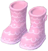 Fish Scale Rain Boots