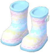 Fish Scale Rain Boots